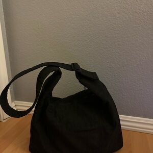Baggy nylon shoulder bag